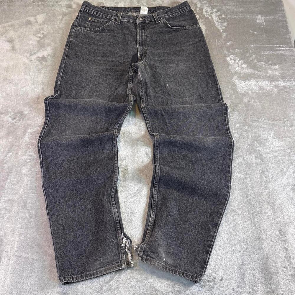 Vintage Brittania Black Relaxed Fit Jeans Men’s 36x34 90s Y2K Denim